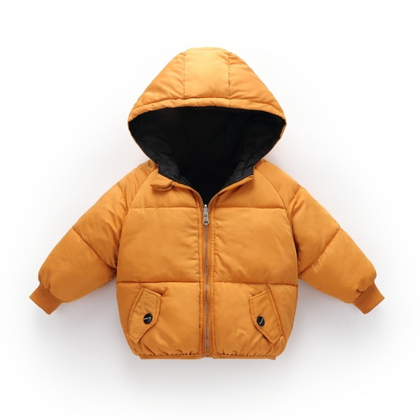 Geaca de copii pentru fata si baiat cu gluga in patru culori