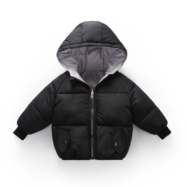 Geaca de copii pentru fata si baiat cu gluga in patru culori