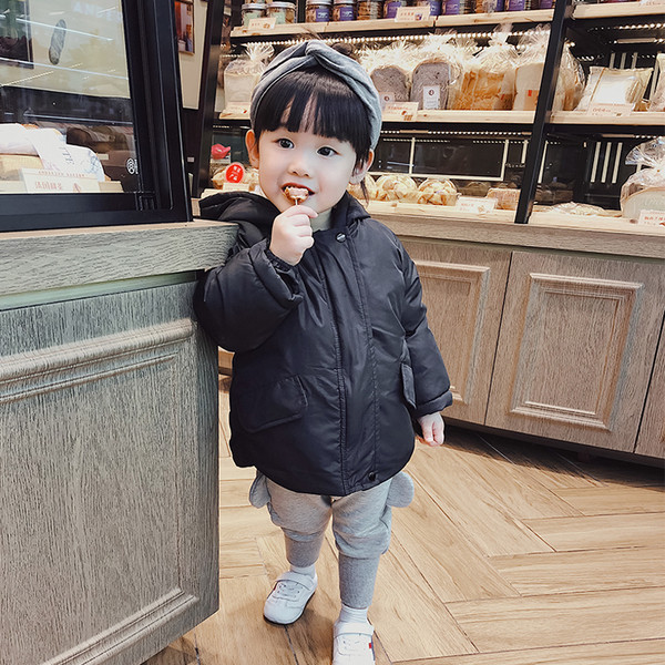 Μοντέρνο παιδικό μπουφάν για κορίτσια σε τρία χρώματα