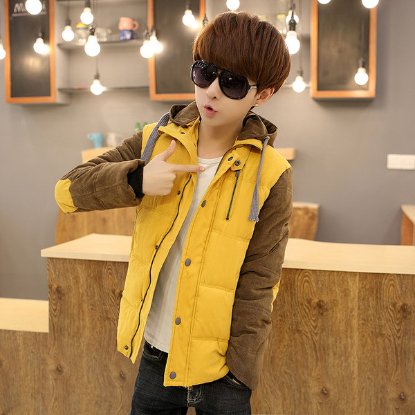 Jachetă casual pentru bărbați cu glugă în patru culori