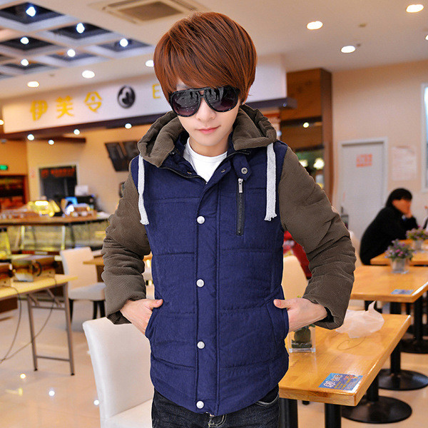 Jachetă casual pentru bărbați cu glugă în patru culori