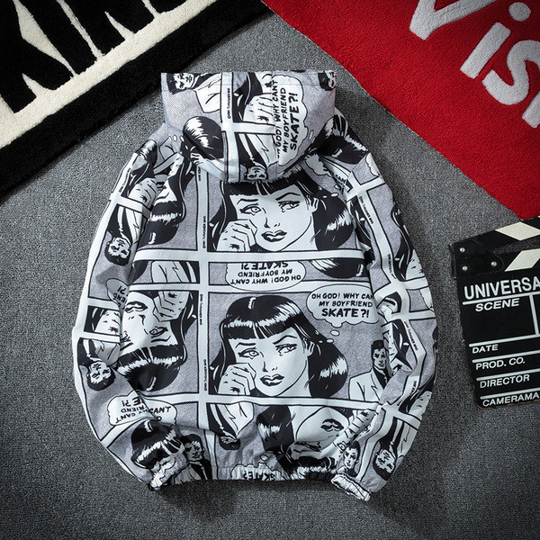 Γυναικείο μπουφάν για το φθινοπώρο σε δύο  χρώματα με κουκούλα