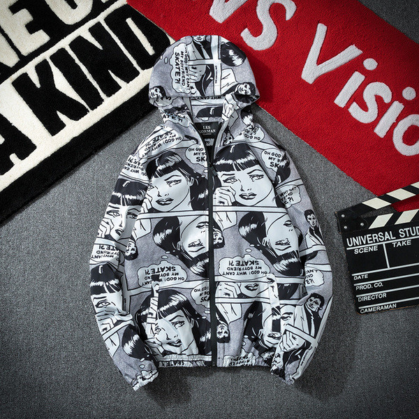 Γυναικείο μπουφάν για το φθινοπώρο σε δύο  χρώματα με κουκούλα