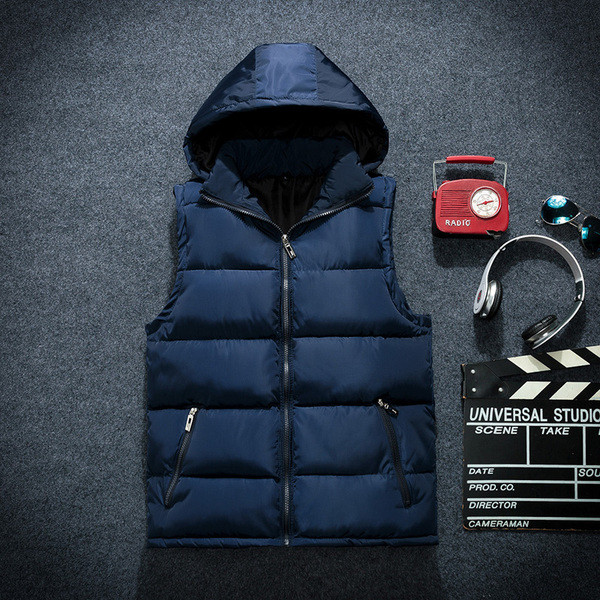 Vesta de toamna barbati cu gluga in mai multe culori