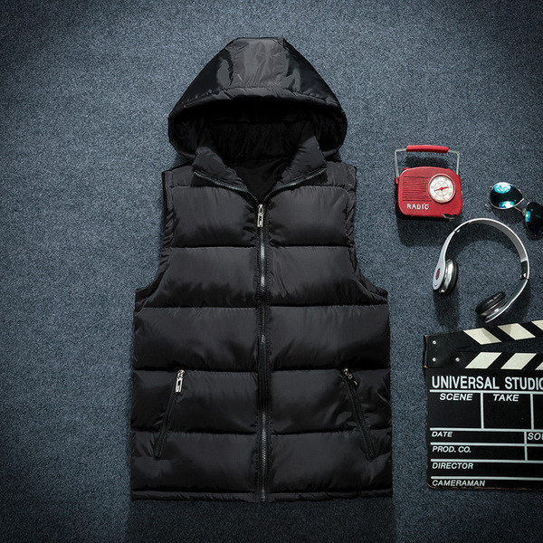 Vesta de toamna barbati cu gluga in mai multe culori