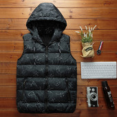 Ανδρικό καθημερινό γιλέκο με πολύχρωμα σχέδια