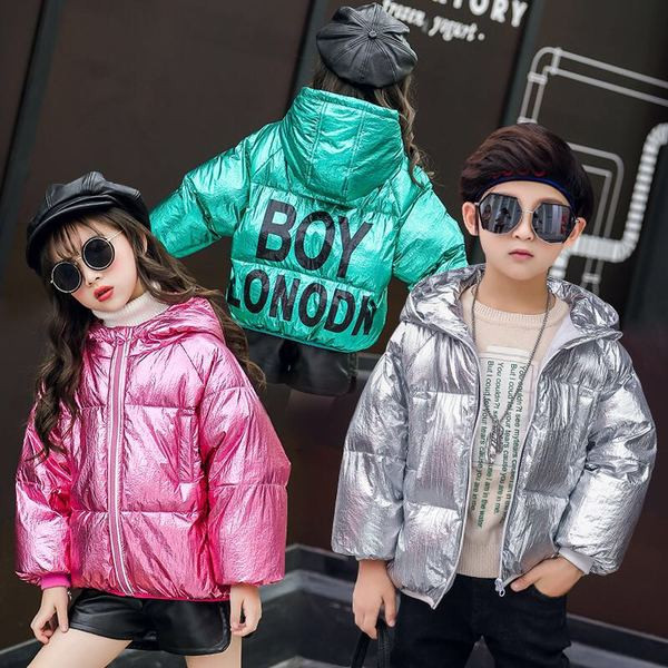 Παιδικό μπουφάν με κουκούλα σε διάφορα χρώματα, κατάλληλο για κορίτσια και αγόρια