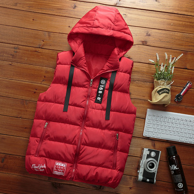 Ανδρικό αθλητικό γιλέκο με τσέπες και κουκούλα σε διάφορα χρώματα