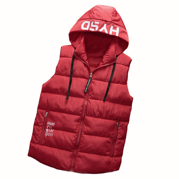 Ανδρικό αθλητικό γιλέκο με τσέπες και κουκούλα σε διάφορα χρώματα