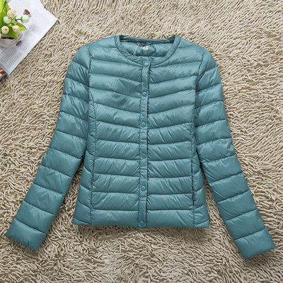 Γυναικείο μπουφάν για το φθινόπωρο με κολάρο σε σχήμα Ο σε διάφορα χρώματα