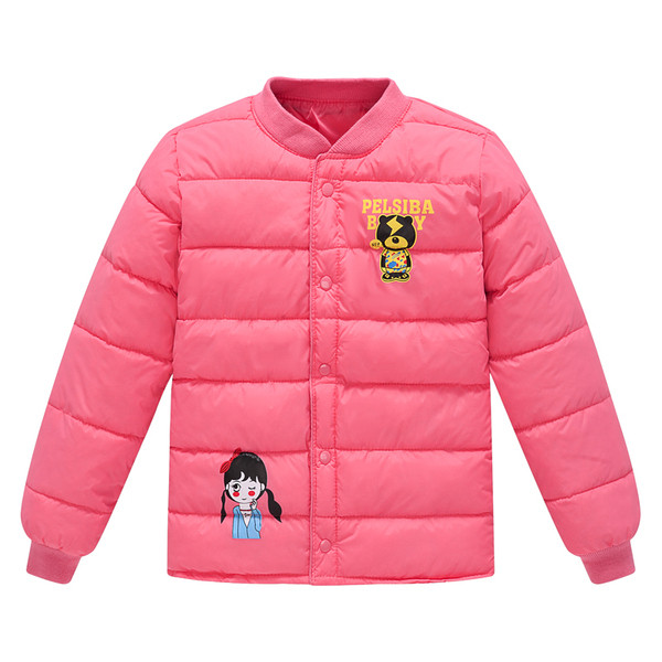 Χειμερινό παιδικό μπουφάν για  κορίτσια σε πέντε χρώματα