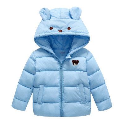 Χειμερινό παιδικό μπουφάν  σε  3Δ στοιχεία σε διάφορα χρώματα