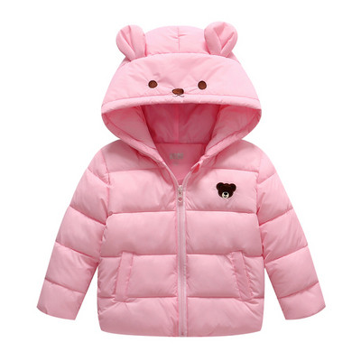 Χειμερινό παιδικό μπουφάν  σε  3Δ στοιχεία σε διάφορα χρώματα