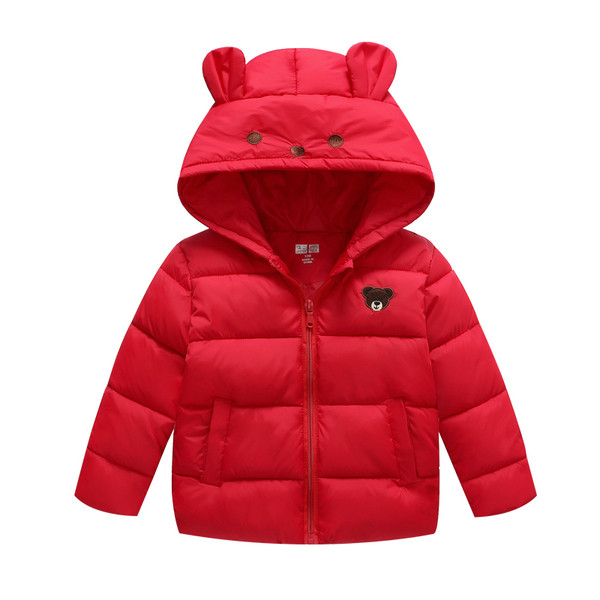 Χειμερινό παιδικό μπουφάν  σε  3Δ στοιχεία σε διάφορα χρώματα