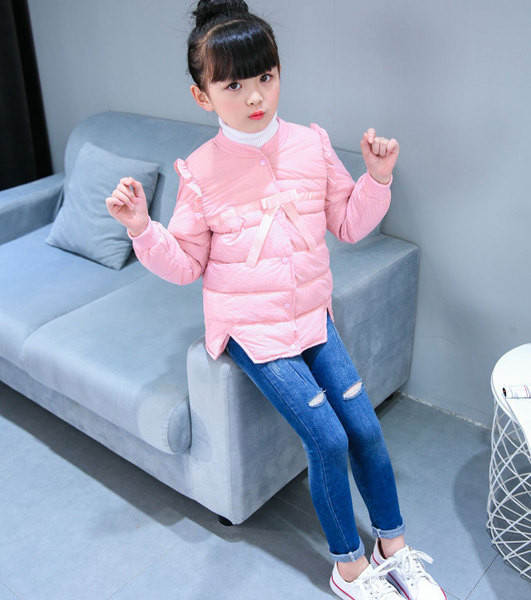 Παιδικό μπουφάν σε τέσσερα χρώματα για κορίτσια