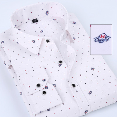 Κομψό ανδρικό πουκάμισο με μακριά μανίκια