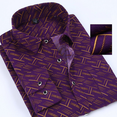 Κομψό ανδρικό πουκάμισο με μακριά μανίκια