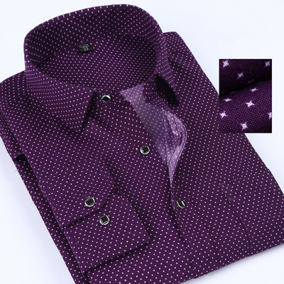 Κομψό ανδρικό πουκάμισο με μακριά μανίκια