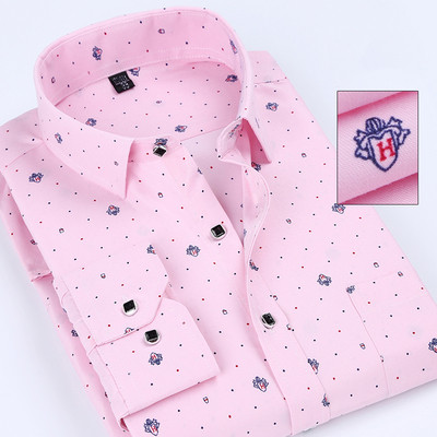 Κομψό ανδρικό πουκάμισο με μακριά μανίκια