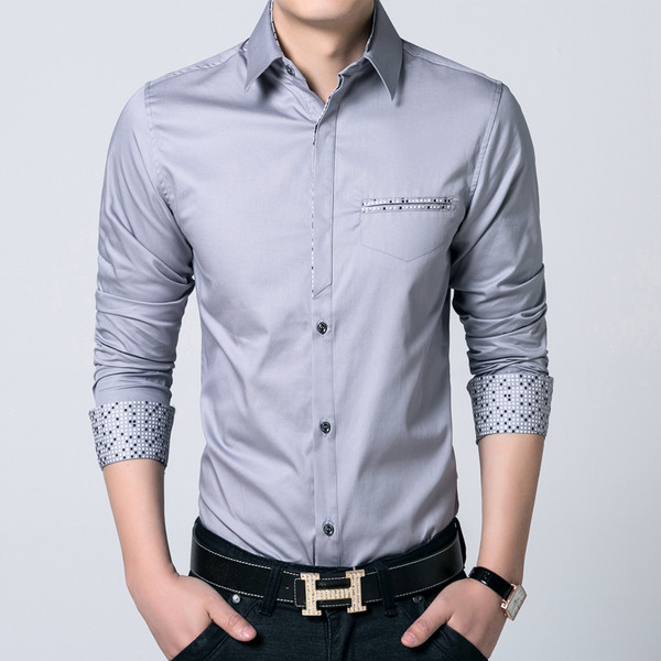 Cămașă pentru bărbați în culori închise și deschise