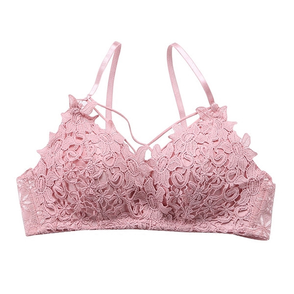 Sutien de dama elegant cu finisaj din dantela in mai multe culori