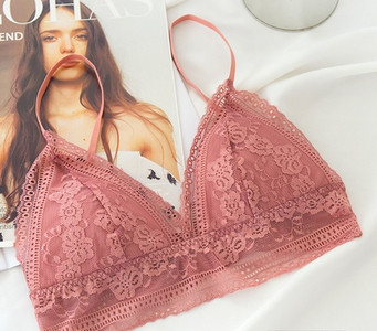 Μοντέρνο γυναικείο δαντελένιο σουτιέν  σε τρία χρώματα