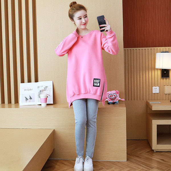 Set zilnic pentru gravide în negru și roz