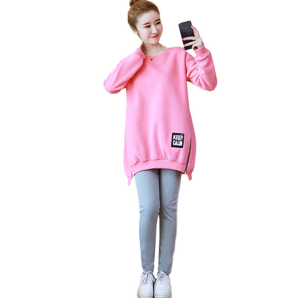 Set zilnic pentru gravide în negru și roz