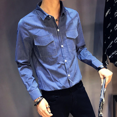 Ανδρικά πουκάμισα με μακριά μανίκια σε τρεις αποχρώσεις