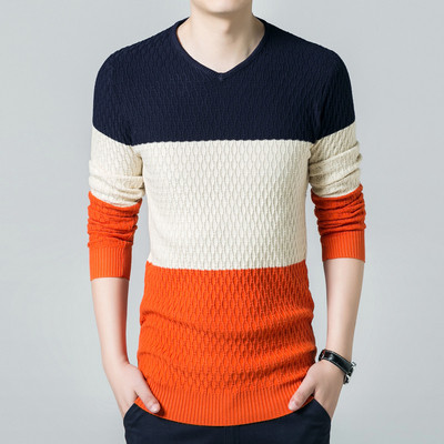 Ανδρική  casual μπλούζα  με ντεκολτέ σε σχήμα V σε διάφορα μοντέλα