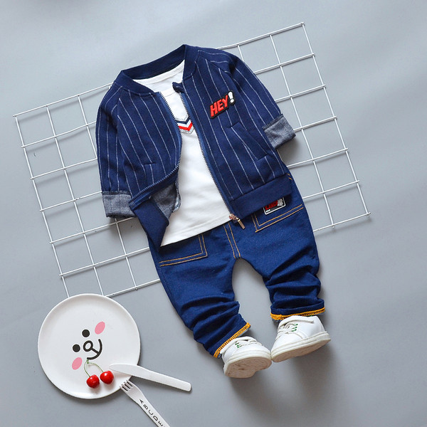 Μοντέρνο παιδικό σετ για αγόρια - τρία χρώματα