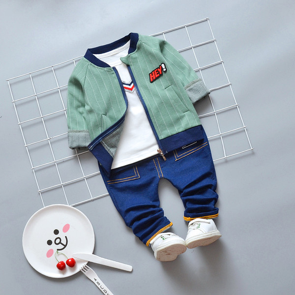 Μοντέρνο παιδικό σετ για αγόρια - τρία χρώματα