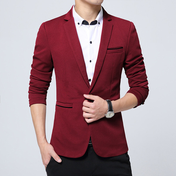 Мъжко стилно сако модел Slim в няколко цвята