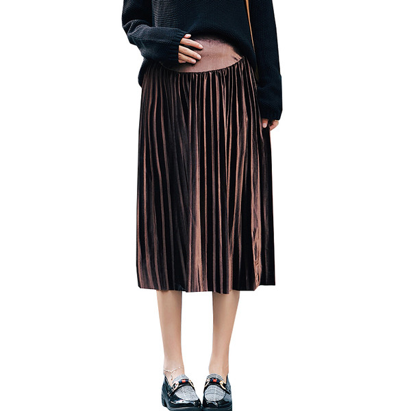 Modern rakott szoknya kismamáknak három színben