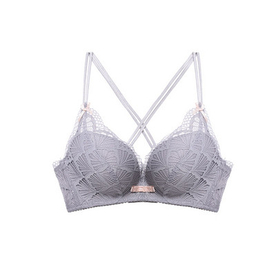 Μοντέρνο γυναικείο  σουτιέν με δαντέλα σε τέσσερα χρώματα