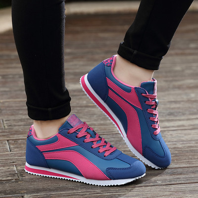 Αθλητικά πάνινα γυναικεία παπούτσια κατάλληλα για τη καθημερινή ζωή σε δύο χρώματα