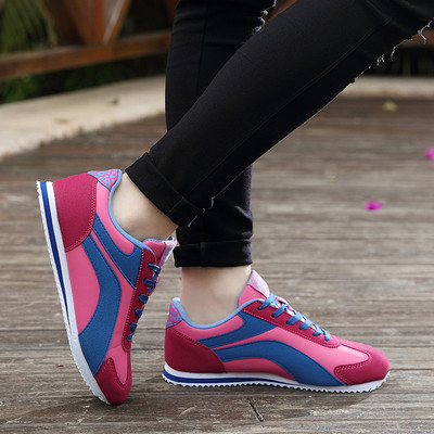 Αθλητικά πάνινα γυναικεία παπούτσια κατάλληλα για τη καθημερινή ζωή σε δύο χρώματα