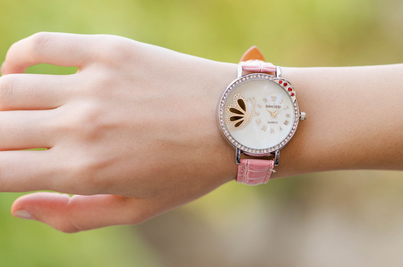 Дамски часовник Saneesi Italy в Розово