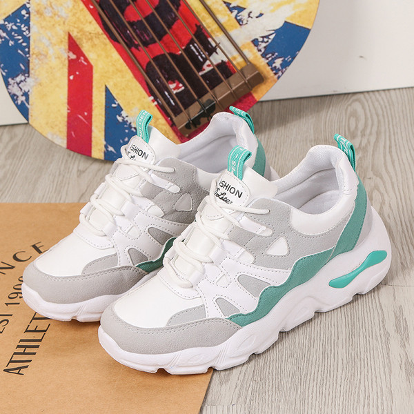 Adidasi sport dama cu platforma in trei culori