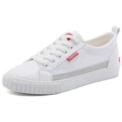 Γυναικεία πάνινα παπούτσια σε δύο χρώματα