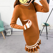 Κομψό φόρεμα για έγκυες γυναίκες σε διάφορα χρώματα