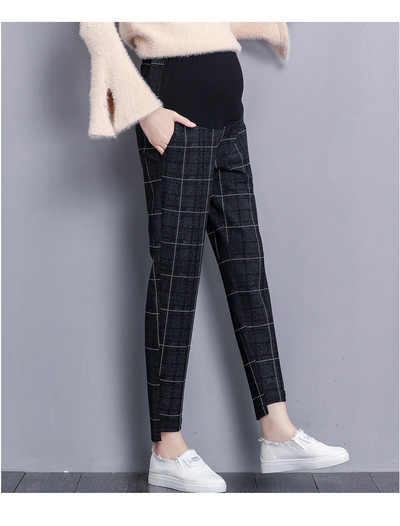 Άνετα παντελόνια για έγκυες γυναίκες σε σκούρο χρώμα