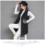 Καθημερινό μακρύ γυναικείο γιλέκο σε δύο χρώματα