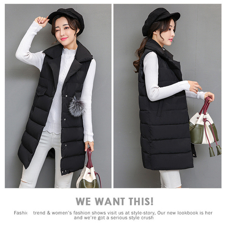 Καθημερινό μακρύ γυναικείο γιλέκο σε δύο χρώματα