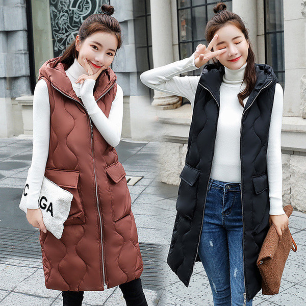 Μοντέρνο γυναικείο γιλέκο  σε τέσσερα χρώματα