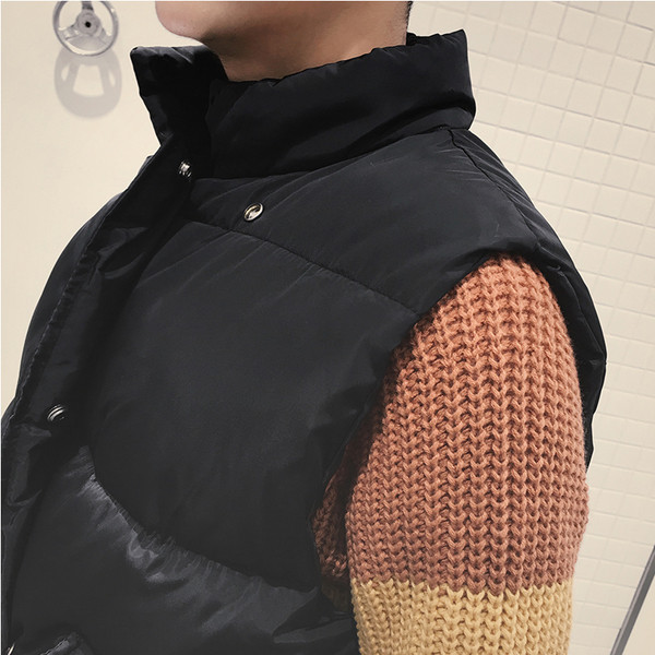 Ανδρικό γιλέκο με κουμπιά κατάλληλο για  τη καθημερινή ζωή σε τρία χρώματα