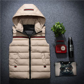 Μοντέρνο ανδρικό γιλέκο με φερμουάρ σε διάφορα χρώματα