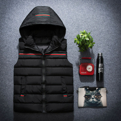 Μοντέρνο ανδρικό γιλέκο με φερμουάρ σε διάφορα χρώματα