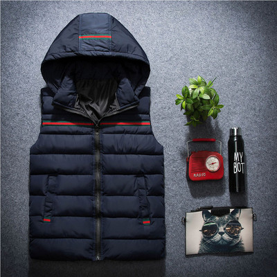 Μοντέρνο ανδρικό γιλέκο με φερμουάρ σε διάφορα χρώματα