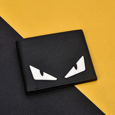 Μοντέρνο ανδρικό πορτοφόλι  σε μαύρο χρώμα